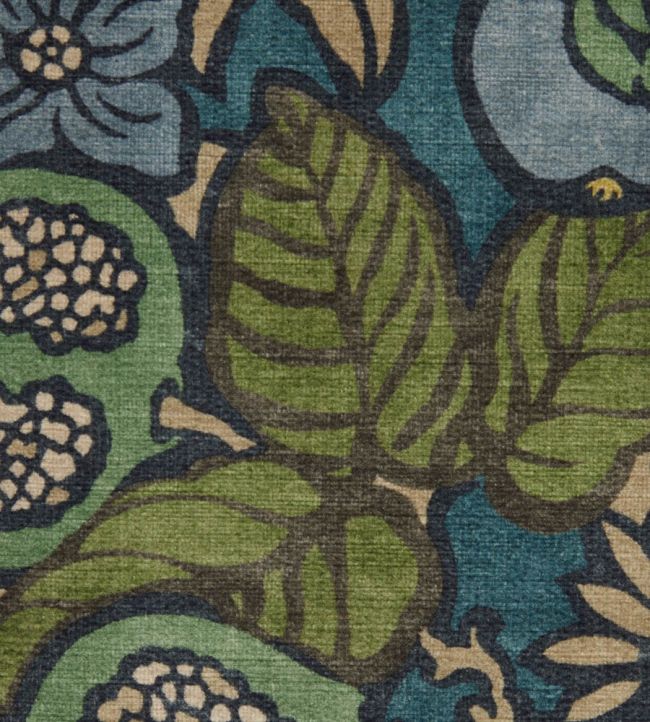 Pomegranate Garden in Downley Fabric by Liberty Artichoke