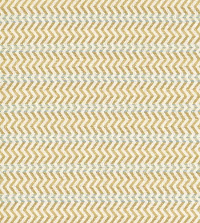 Pomona Zigzag Fabric by Scion Honey/Cornflower