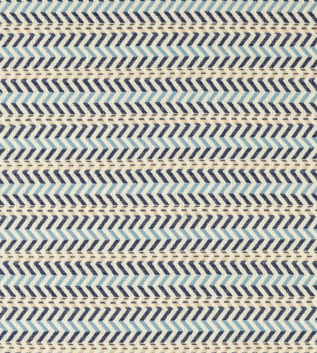 Pomona Zigzag Fabric by Scion Indigo/Coast Blue