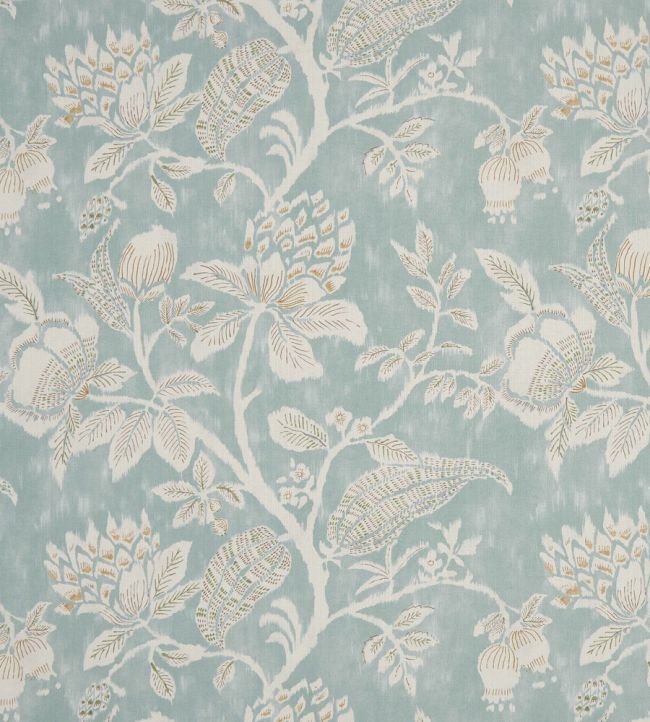 Pondicherry Fabric by Nina Campbell Blue