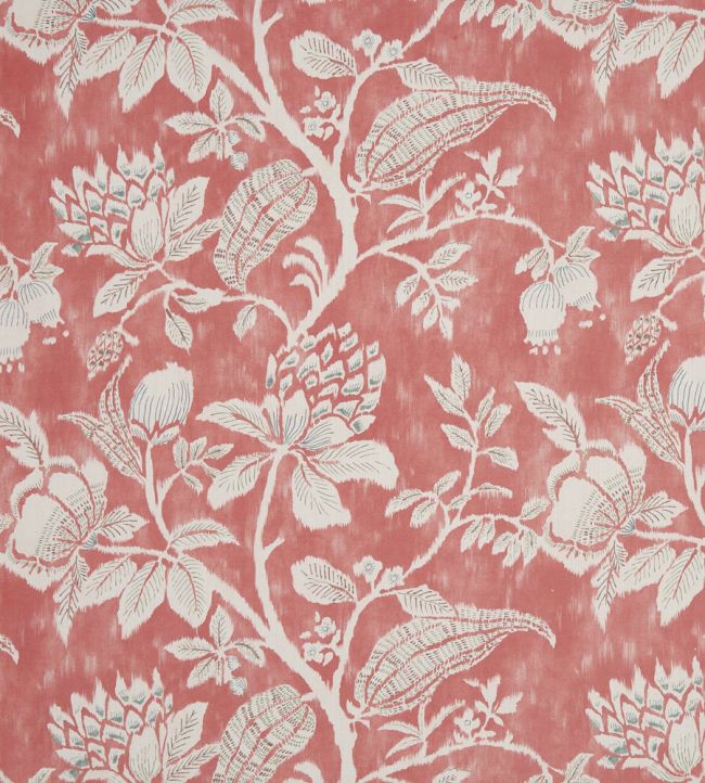 Pondicherry Fabric by Nina Campbell Red