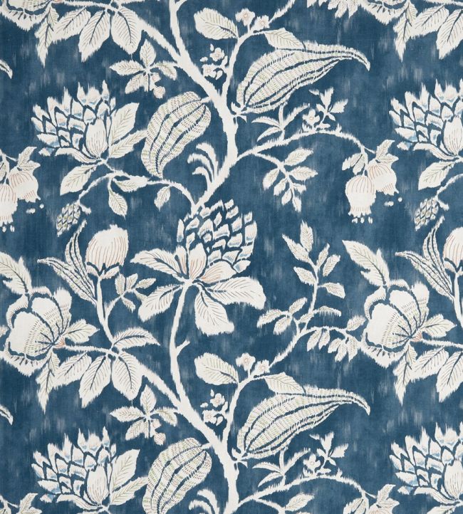 Pondicherry Fabric by Nina Campbell Indigo