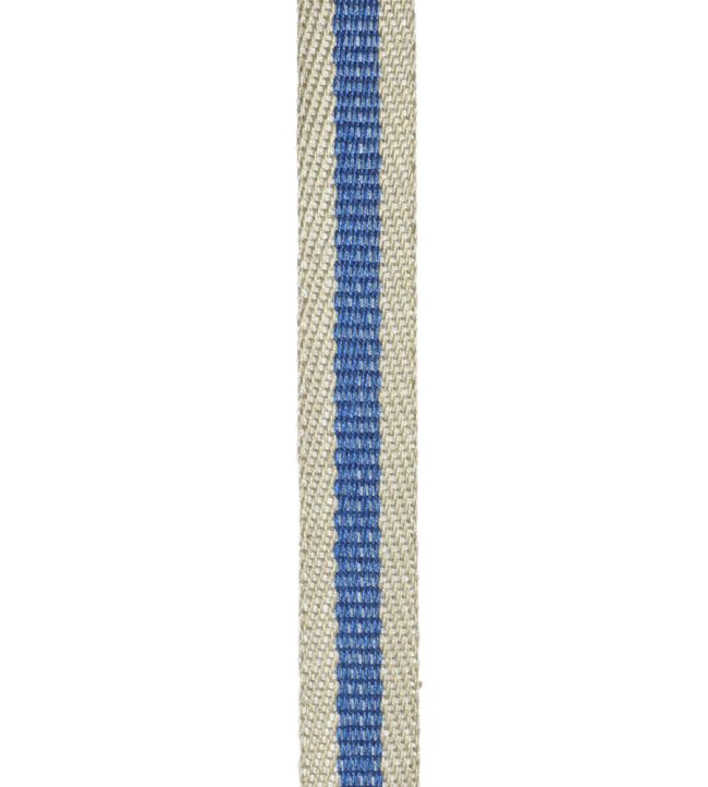 Poole Stripe Braid Trimming by Ian Mankin Cobalt