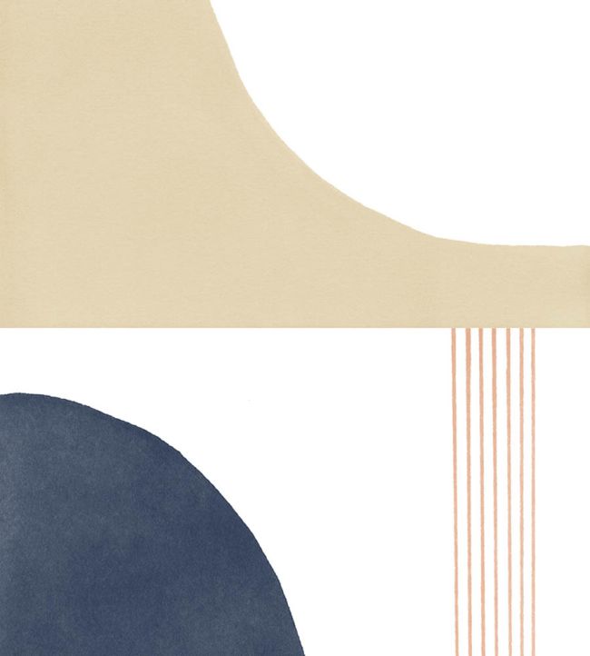 Pop Art Wallpaper by Casadeco Encre/Emeraude