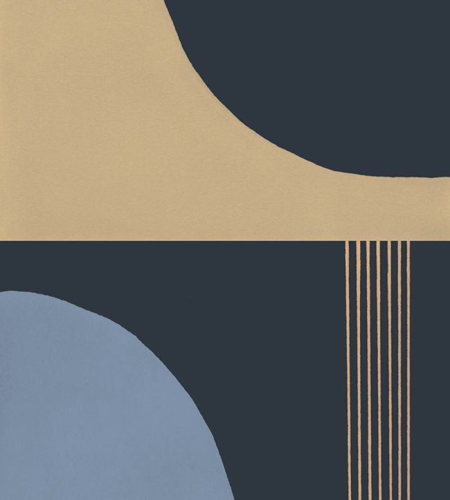 Pop Art Wallpaper by Casadeco Encre/Orange