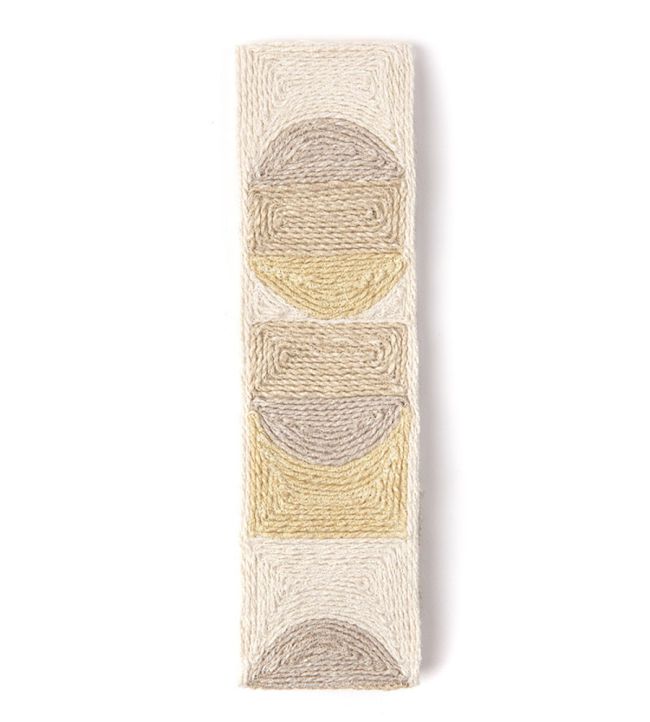 Pop Art Border Trim by Christopher Farr Cloth Natural