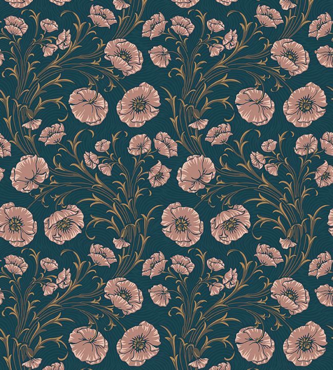 Poppy Flow Wallpaper by Borastapeter 72