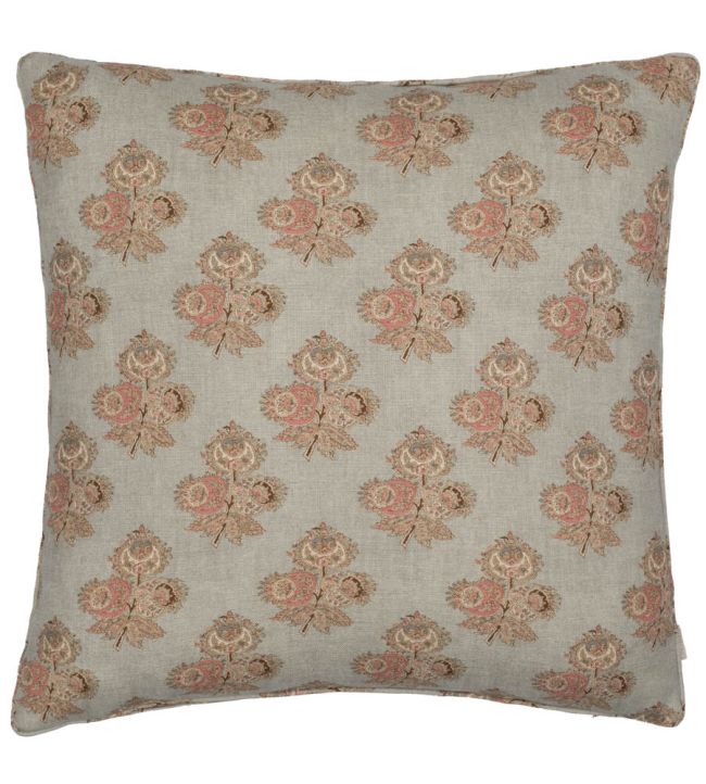Poppy Paisley Cushion 50 x 50cm by GP & J Baker Aqua