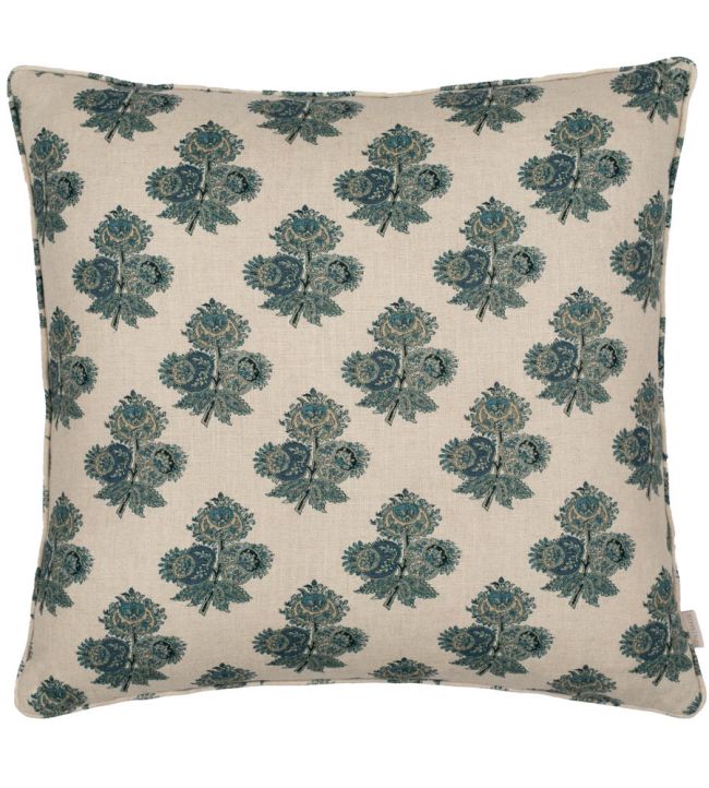 Poppy Paisley Cushion 50 x 50cm by GP & J Baker Indigo