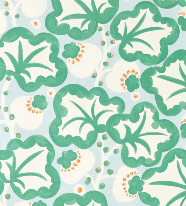 Poppy Pod Wallpaper by Scion Marine