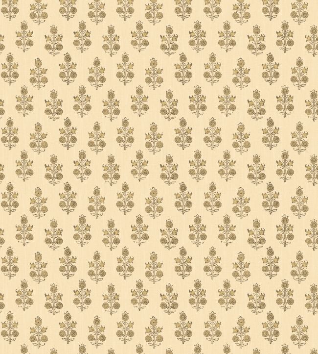 Poppy Sprig Wallpaper by GP & J Baker Parchment