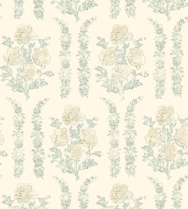 Poppyfield Wallpaper by Madeaux 01 Pale Ocean