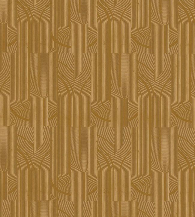 Porte Doree Wallpaper by Casamance Ambre/Dore
