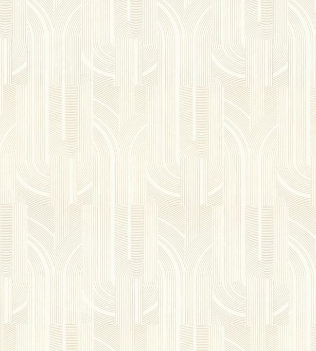 Porte Doree Wallpaper by Casamance Blanc/Dore