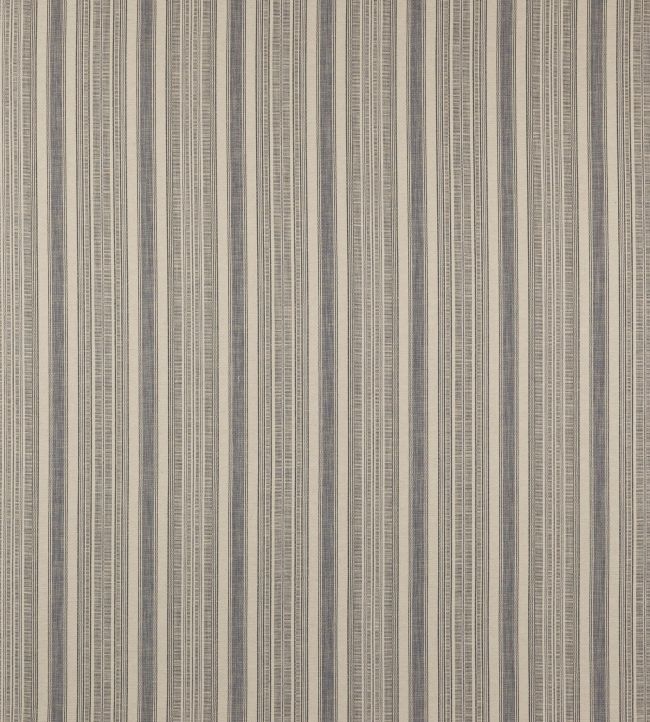 Porth Stripe Fabric by Colefax and Fowler Blue
