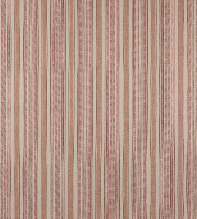 Porth Stripe Fabric by Colefax and Fowler Red