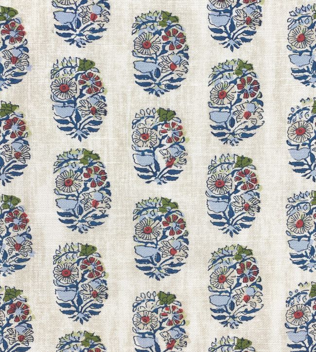 Posie Fabric by Ian Sanderson Mandarin