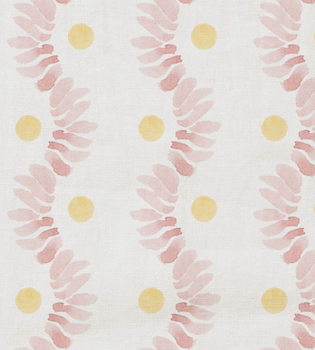 Posy Fabric by Wemyss Cream Soda
