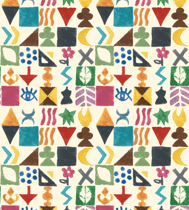 Potato Print Wallpaper by GP & J Baker Jewel