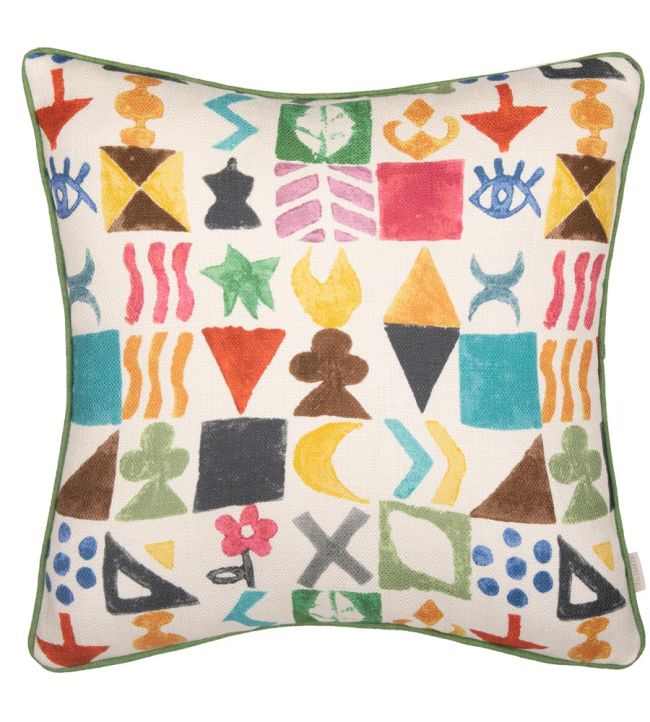 Potato Print Cushion 50cm x 50cm by GP & J Baker Jewel