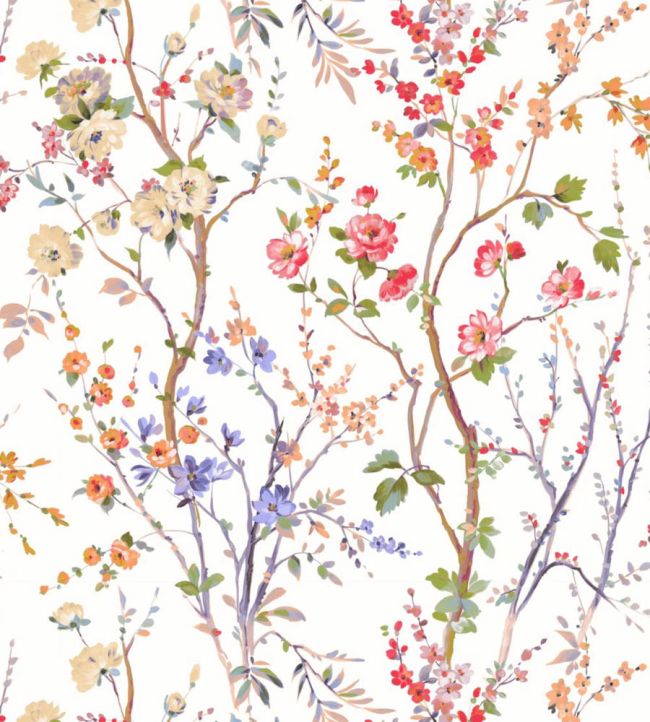 Potpourri Wallpaper by Scalamandre Cream Peony