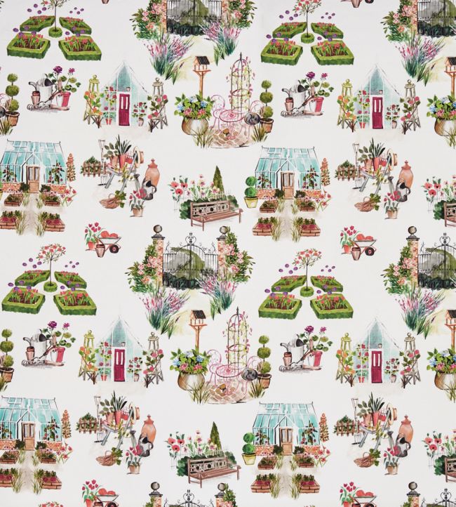 Potting Shed Fabric by Prestigious Textiles Sweetpea
