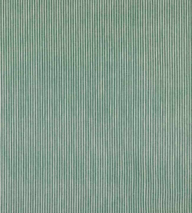 Poulton Stripe Fabric by Fermoie Emerald