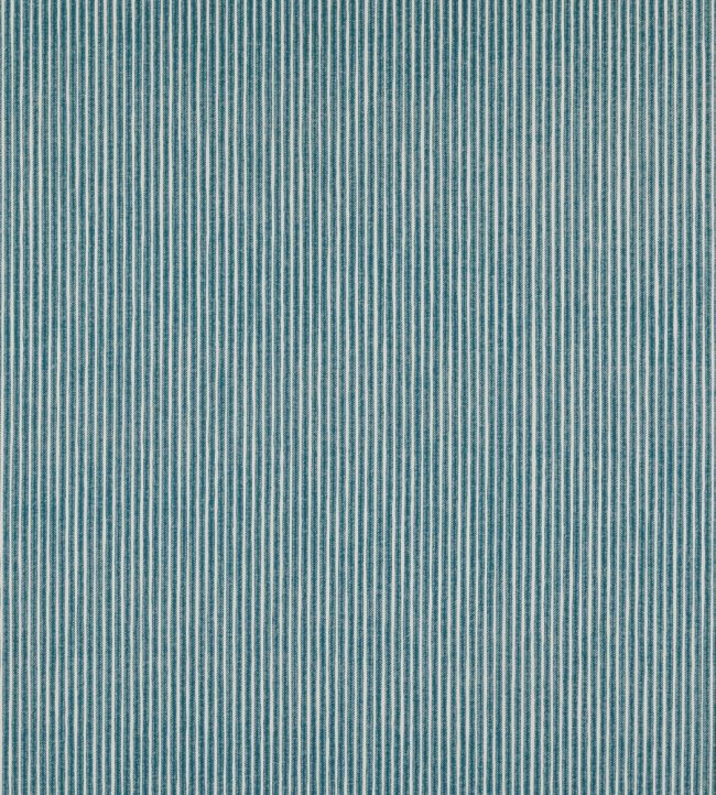 Poulton Stripe Fabric by Fermoie Teal