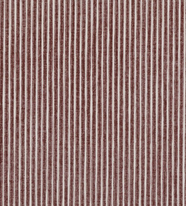Poulton Stripe Wallpaper by Fermoie Aubergine