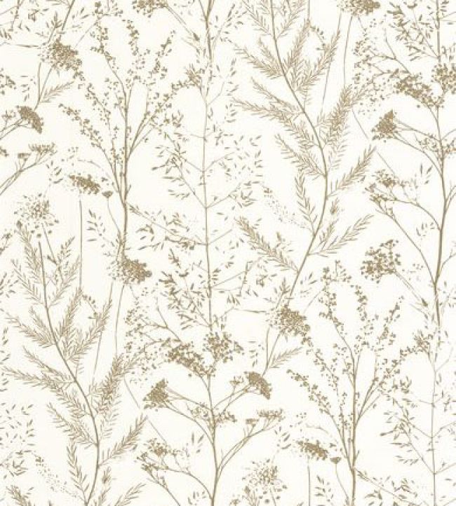 Prairie Wallpaper by Casadeco Olive