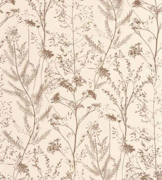 Prairie Wallpaper by Casadeco Terre de Sienne