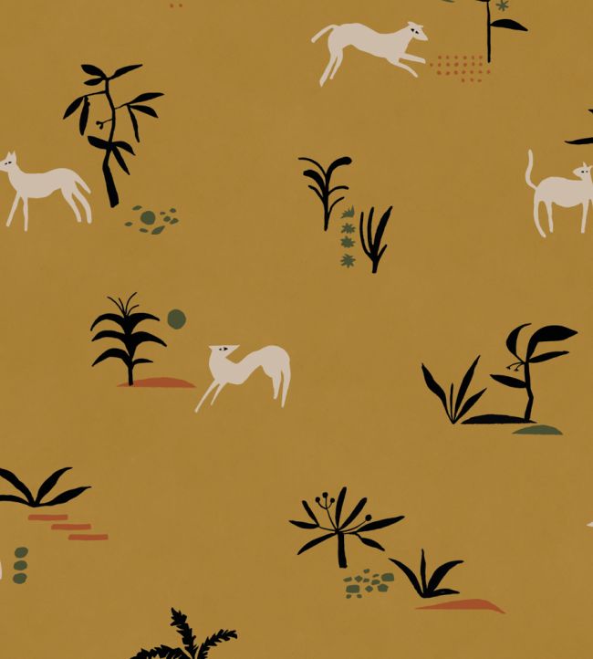 Prehistoric Creatures Wallpaper by Tres Tintas Ocher
