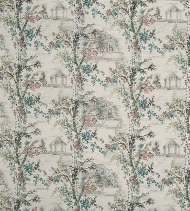 Arboretum Fabric by Prestigious Textiles Rose Water