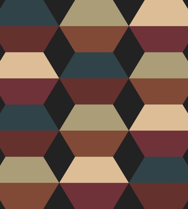 Prisma Wallpaper by Borastapeter Oatmeal/Sahara Sand