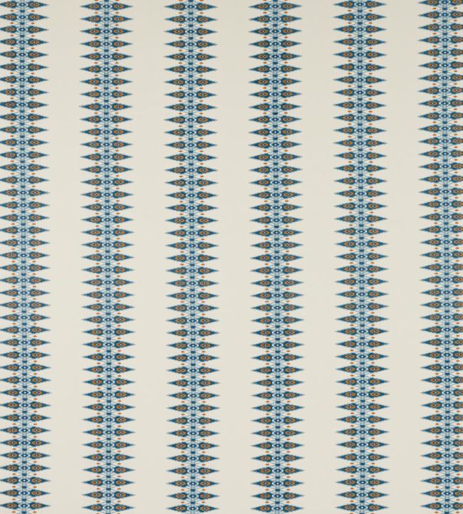 Priya Stripe Fabric by Jane Churchill Blue