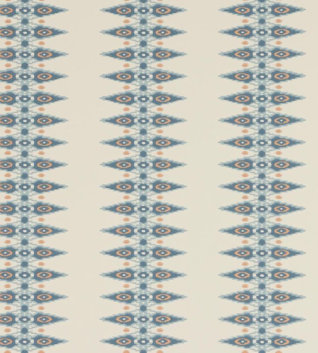 Priya Stripe Wallpaper by Jane Churchill Blue