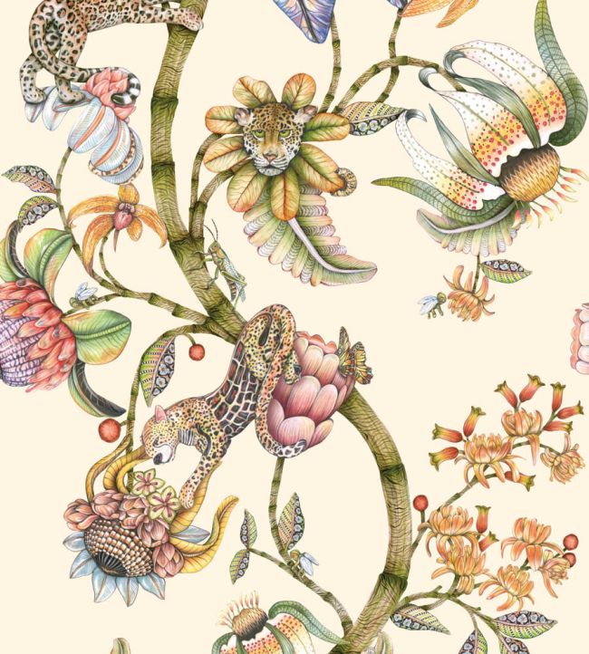 Protea Panthera Wallpaper by Cole & Son Stone