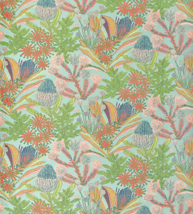 Protea Print Fabric by Thibaut Pool