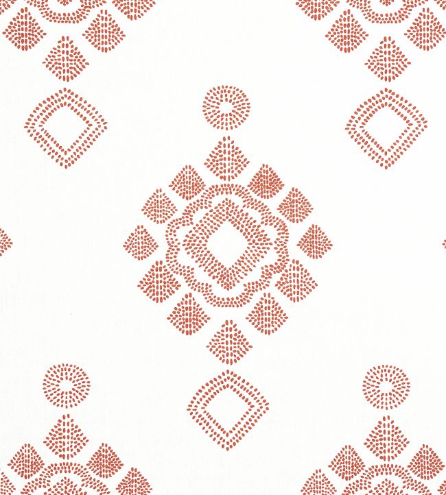 Province Medallion Fabric by Thibaut Sunbaked