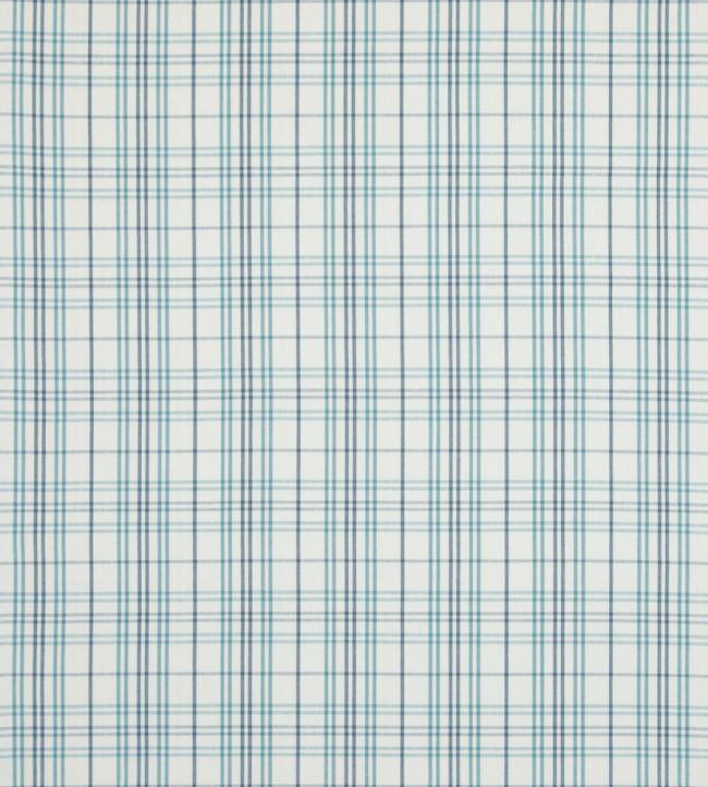Purbeck Check Fabric by Baker Lifestyle Aqua