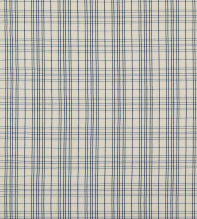 Purbeck Check Fabric by Baker Lifestyle Blue