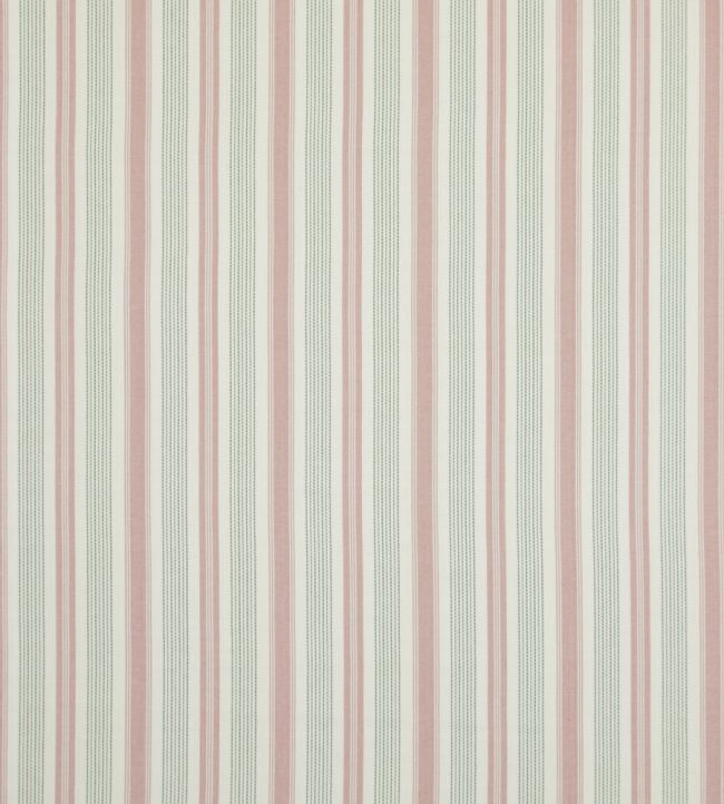 Purbeck Stripe Fabric by Baker Lifestyle Pink/Green