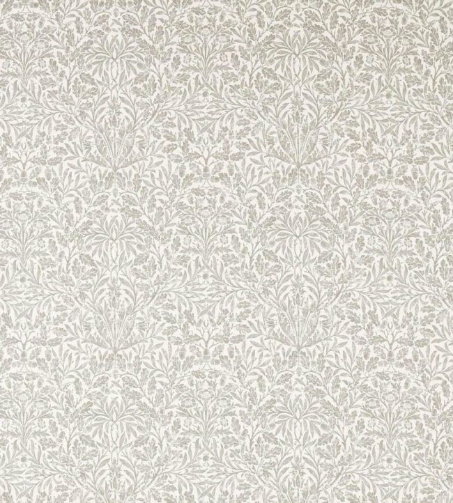 Pure Acorn Wide Width Fabric by Morris & Co Stone