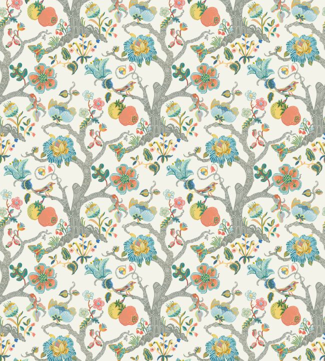 Puzzlewood Wallpaper by Osborne & Little Lagoon