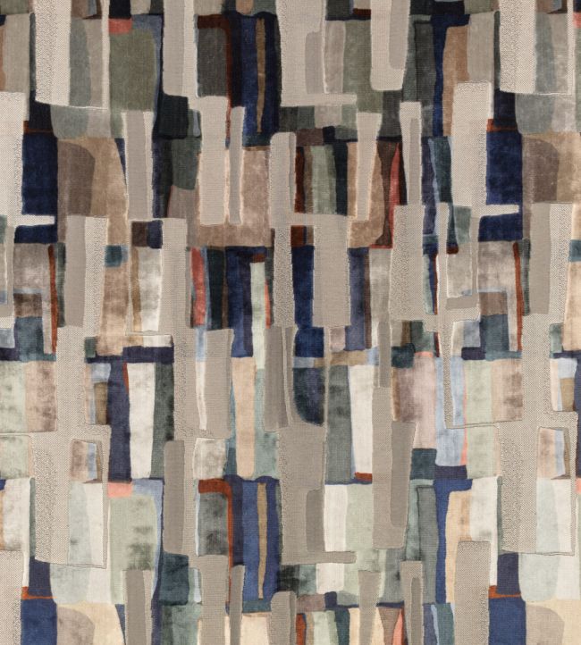 Quadrata Fabric by Black Edition Lazurite