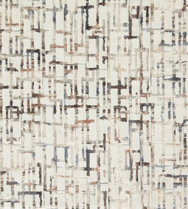 Quadrata Fabric by Clarke & Clarke Ivory