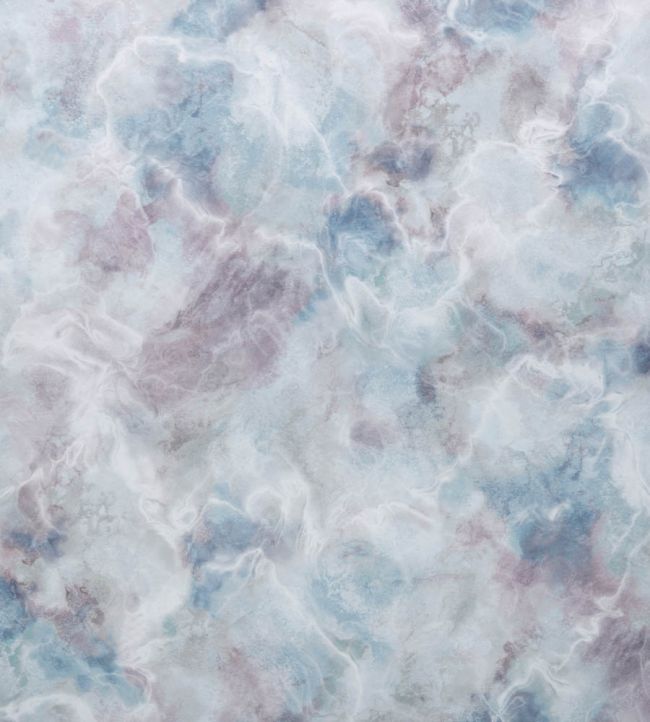 Quartz Wallpaper by 1838 Wallcoverings Blue Dusk