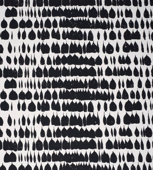 Queen Of Spain Wallpaper by Schumacher Black