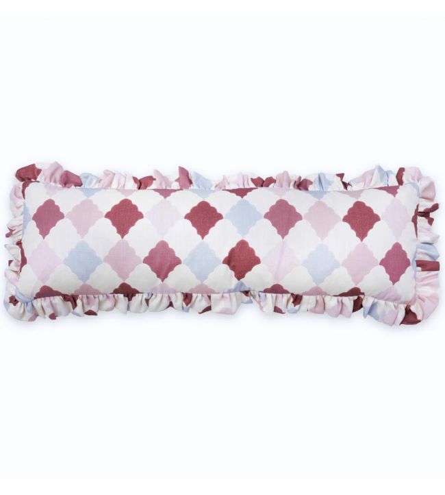 Quilted Harlequin Cushion 84.5 x 27cm by Barneby Gates Patchwork Rose