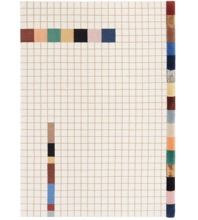 cc-tapis Raag Rectangular Grid 2 rug Standard RAAG5 -STANDARD Standard